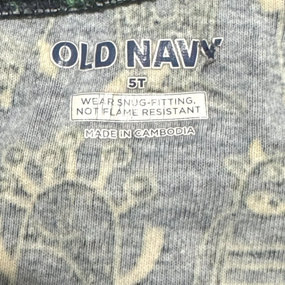 Boys Old Navy Pajamas Size 5T
